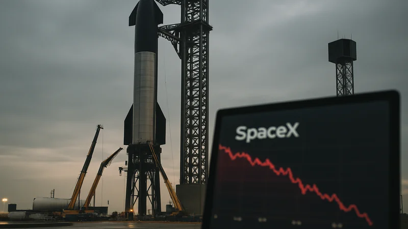 SpaceX shares fall below IPO price, $100bn wiped