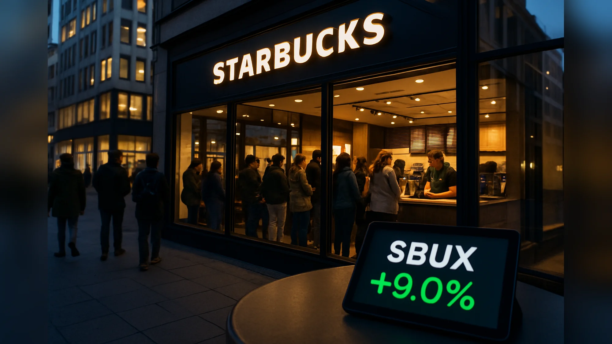 Starbucks stock jumps 9% after raising full-year guide