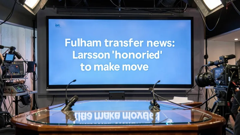 Fulham transfer news: Larsson 'honoured' to make move