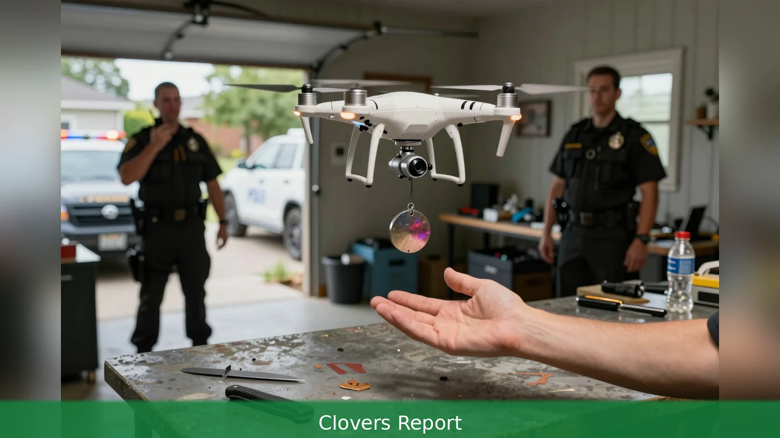 Sacramento sheriff's drone used a magnet to lift knife from motionless suspect